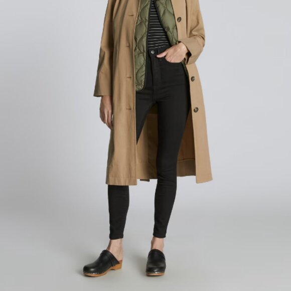 Everlane The Way-High Skinny Jean Crop in Black - Picture 1 of 12